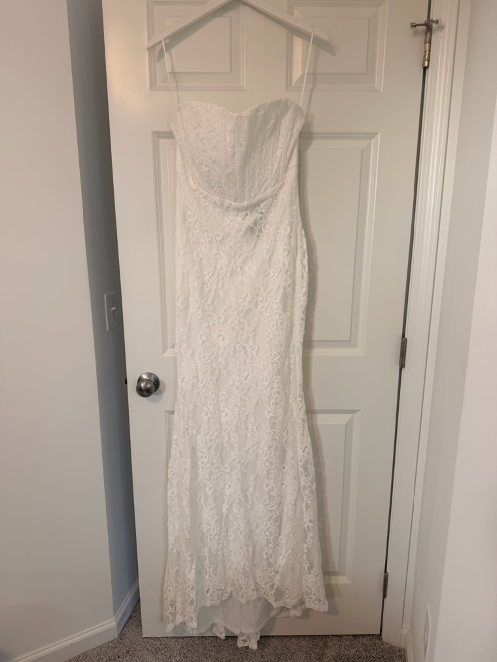 Linnea Lace Maxi Dress - White